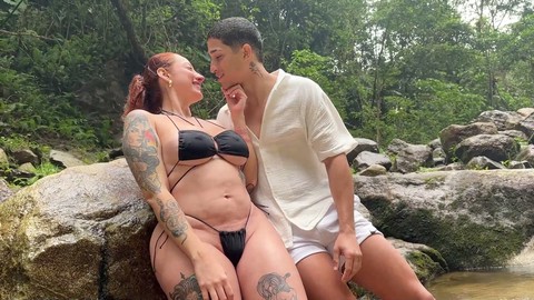 Amateur outdoor sex, colombian girl, outdoor sex