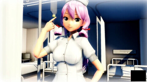 Anime-Girl aus Kancolle wird in einem Krankenwagen durch einen plötzlichen, pochenden Notfall verführt!