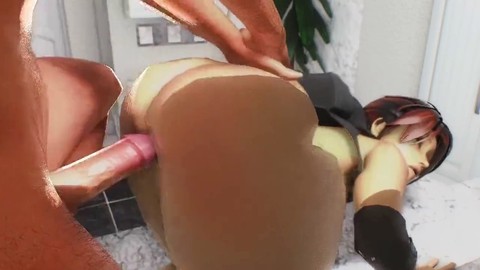熟女ママ, 3dアニメーション, 叔母 熟女ママ, 3dアニメーション, 叔母