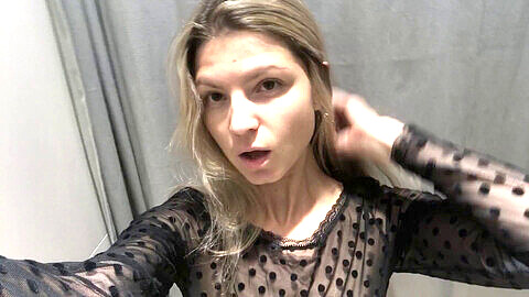 Gina Gerson gets naughty in the changing room