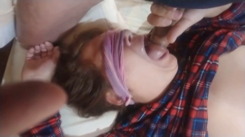 I love feeling them slide their shaft into my mouth, I always end up deep throating them