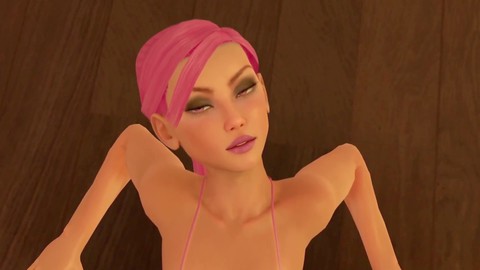 Pink girl, comic, hd videos