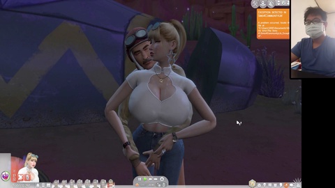 Jeans Tentation: Sesso bollente nella tempesta nel deserto in The Sims 4!