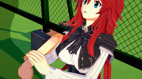 Dxd, front innocent anime, ginhaha rias gremory