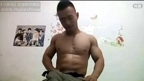 Chinese man solo, chinese straight solo, chinese muscle man