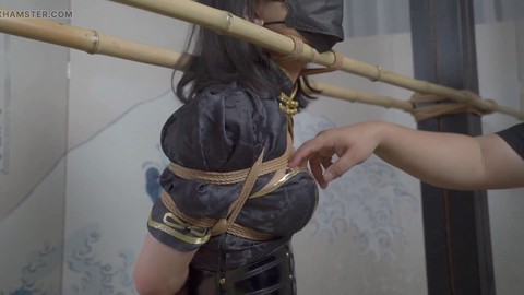 中国绳缚, chinese 捆绑, 緊縛中国人