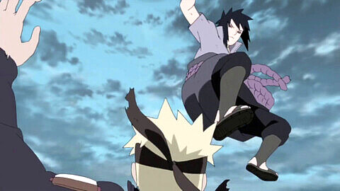 Naruto x sasuke, naruto long, anime mixed fight