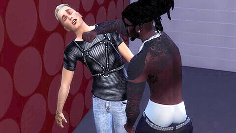 Sims 4, lesbian, rough
