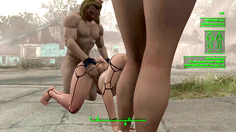 Fallout 4, three dimensional, huge tits