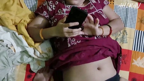 Review of a hot desi girl with a tight dark pussy and some make-out action