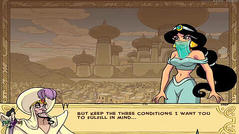 Episodio 1 de la edición Gold de Princess Trainer de Akabur con la princesa Jasmine de Aladdin