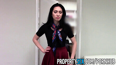 Blackmailed, force pay rent, hard office gangbang