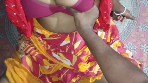 Indian bhabhi, puffy nipples, big ass