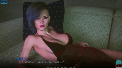 Porn game, pov, gameplay