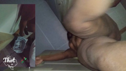 Thick ebony Thot in Texas gets a deep anal ride in a private gloryhole