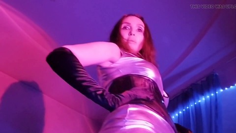 Hot MILF dominatrix Eva masters female dominance in latex and fetish play